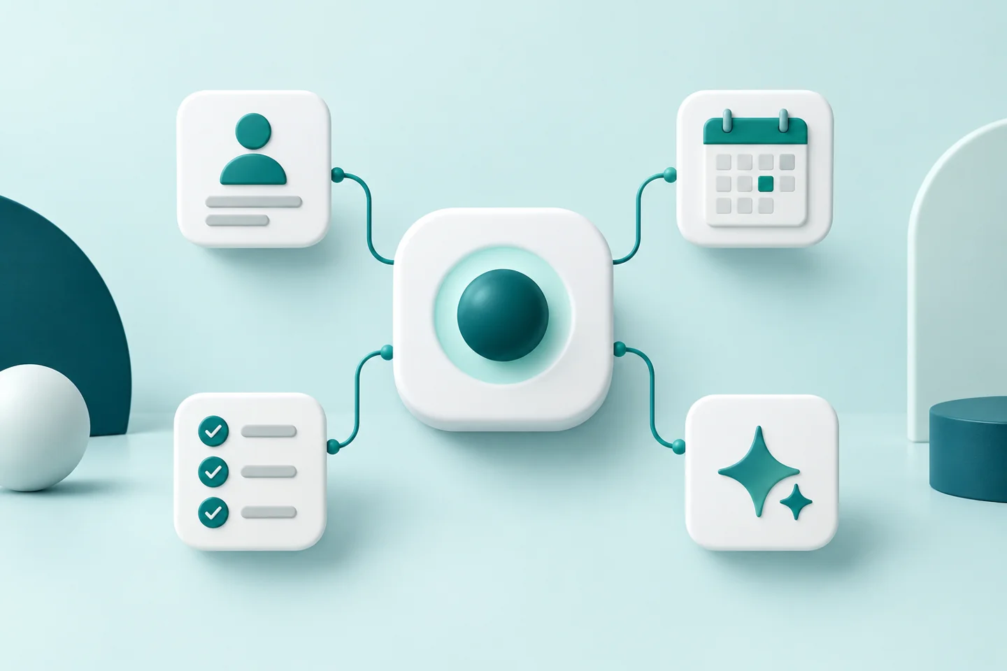 Client records, tasks and tools connected around one system